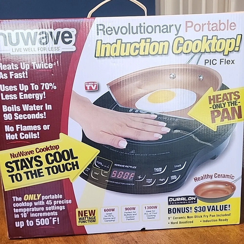 Portable Induction Cooktop - Black